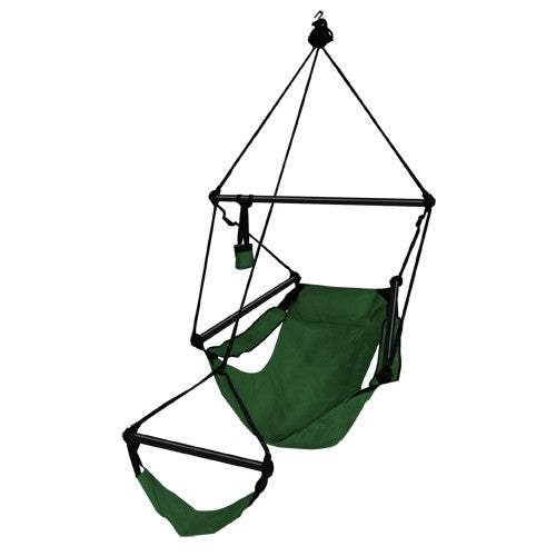 Hammaka Hammocks Original Hanging Air Chair In Hunter Green - Swings N' Hammocks - 1