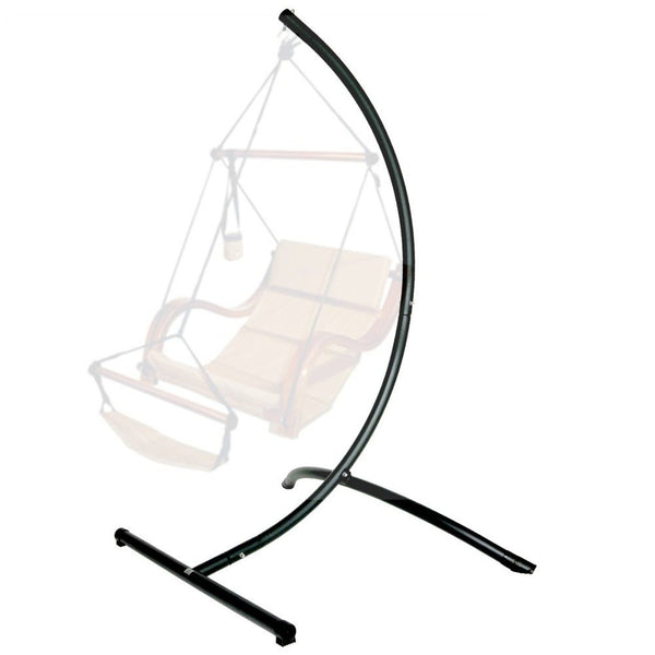 Hammaka Arc  Hanging Chair Stand In Black - Swings N' Hammocks - 1
