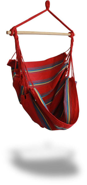 Hammaka Woven Fabric Chair - Red - Swings N' Hammocks