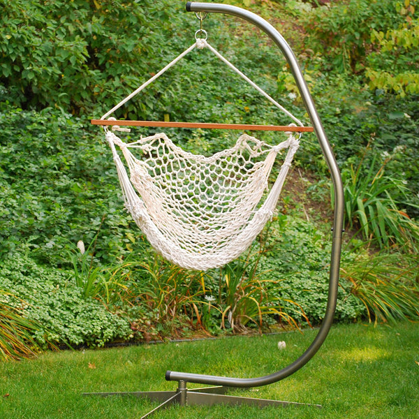 Hanging Cotton Rope Chair - Swings N' Hammocks - 2