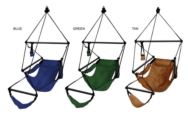 Hammaka Hammocks Original Hanging Air Chair In Hunter Green - Swings N' Hammocks - 2