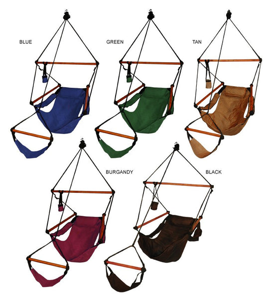 Hammaka Hammocks Original Hanging Air Chair In Jet Black - Swings N' Hammocks - 2