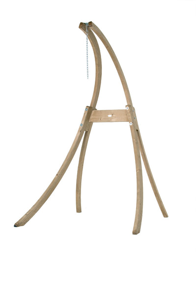 The attractive Hammock stand is constructed from high-quality treated spruce wood