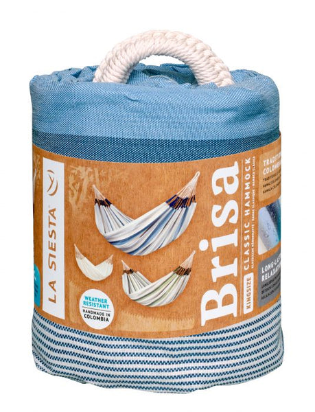 LA SIESTA® Brisa Sea Salt - Weather-Resistant Kingsize Classic Hammock