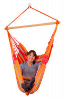 LA SIESTA® Domingo Toucan - Weather-Resistant Comfort Hammock Chair