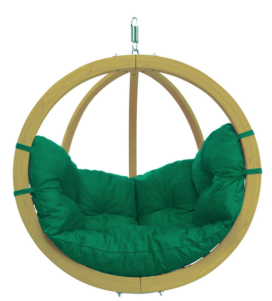 Globo Hanging Chair, Green, NEW! Outdoor Fabric - Swings N' Hammocks - 7