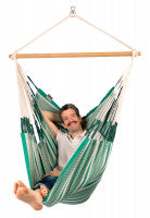 LA SIESTA® Habana Agave - Organic Cotton Kingsize Hammock Chair