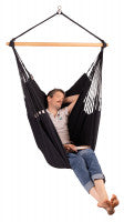 LA SIESTA® Habana Onyx - Organic Cotton Comfort Hammock Chair