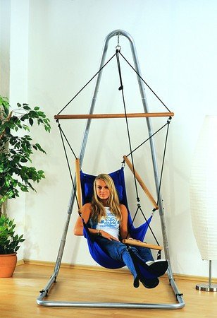 Byer of Maine Swinger hanging Chair Blue # A211004 Best Seller - Swings N'  Hammocks